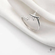 Bague Avion Modèle Ouvert pour Femme Esprit-Aviation