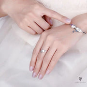 Bague avion et nuage femme Esprit-Aviation