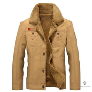 Blouson Aviateur Homme<br/> Beige Esprit-Aviation