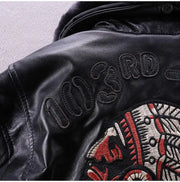 Blouson Aviateur Homme<br/> Cuir Italien Esprit-Aviation