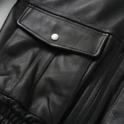 Blouson Aviateur Homme<br/> Cuir Vachette Esprit-Aviation