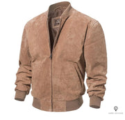 Blouson Aviateur Homme<br/> En Cuir de Porc (beige) Esprit-Aviation