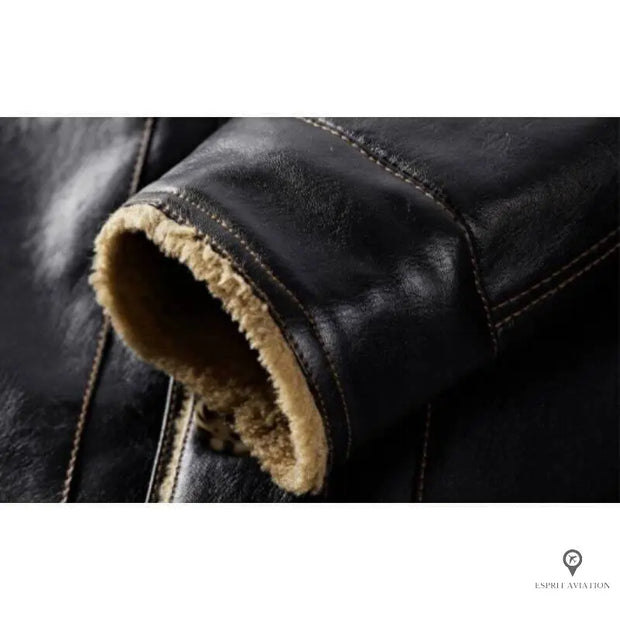 Blouson Aviateur Homme<br/> Imitation Cuir Esprit-Aviation
