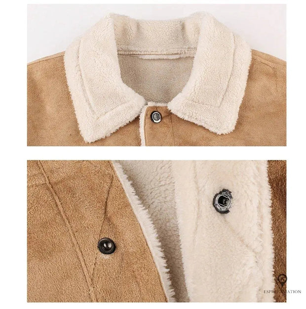 Blouson Aviateur Homme<br/> Montagnard Beige Esprit-Aviation