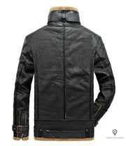 Blouson Aviateur Homme<br/> Noir Hiver Esprit-Aviation