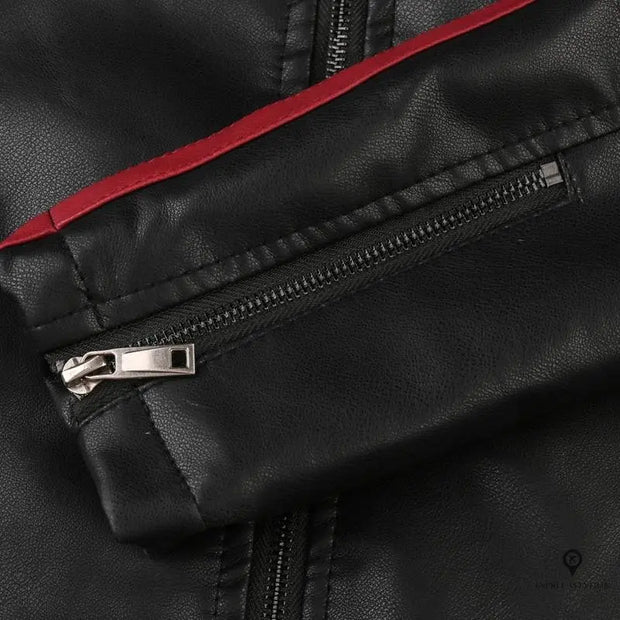 Blouson Aviateur Homme<br/> Simili cuir Motard Esprit-Aviation