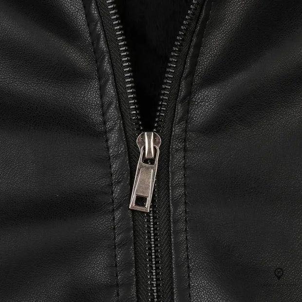 Blouson Aviateur Homme<br/> Simili cuir Motard Esprit-Aviation