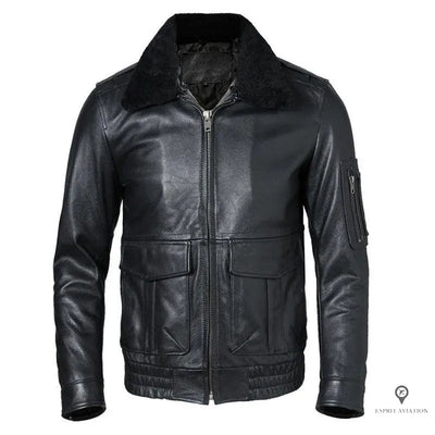 Blouson Pilote Cuir Esprit-Aviation