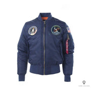 Blouson Pilote Homme<br/> Bleu Marine Esprit-Aviation