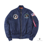 Blouson Pilote Homme<br/> Bleu Marine Esprit-Aviation