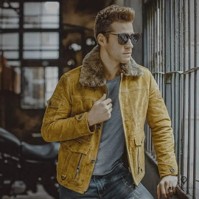 Blouson Pilote en Cuir Esprit-Aviation