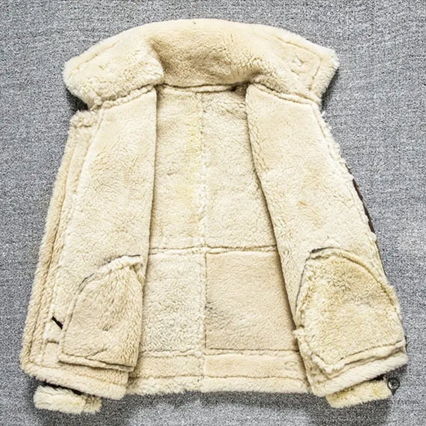 Blouson d'hiver en cuir véritable | Esprit-Aviation