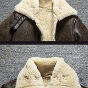 Blouson d'hiver en cuir véritable | Esprit-Aviation