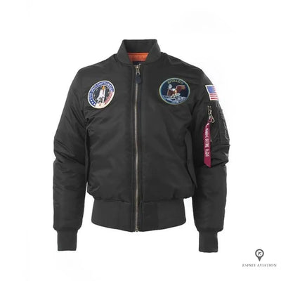 Bombers Aviateur Homme<br/> Noir Esprit-Aviation