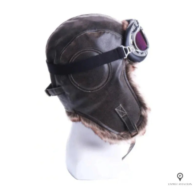 Bonnet Aviateur en Cuir | Esprit-Aviation