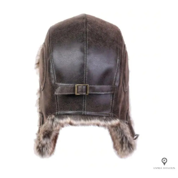 Bonnet Aviateur en Cuir | Esprit-Aviation