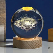 Boule de cristal 3D gravée | Esprit-Aviation