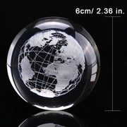 Boule de cristal gravée au laser 3D | Esprit-Aviation