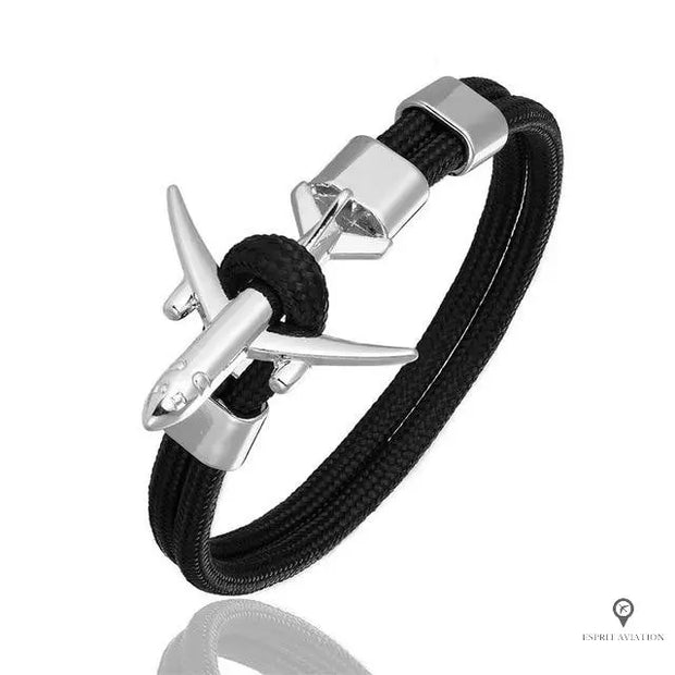 Bracelet Aviateur Noir Esprit-Aviation