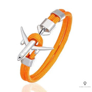 Bracelet Aviateur Orange Esprit-Aviation