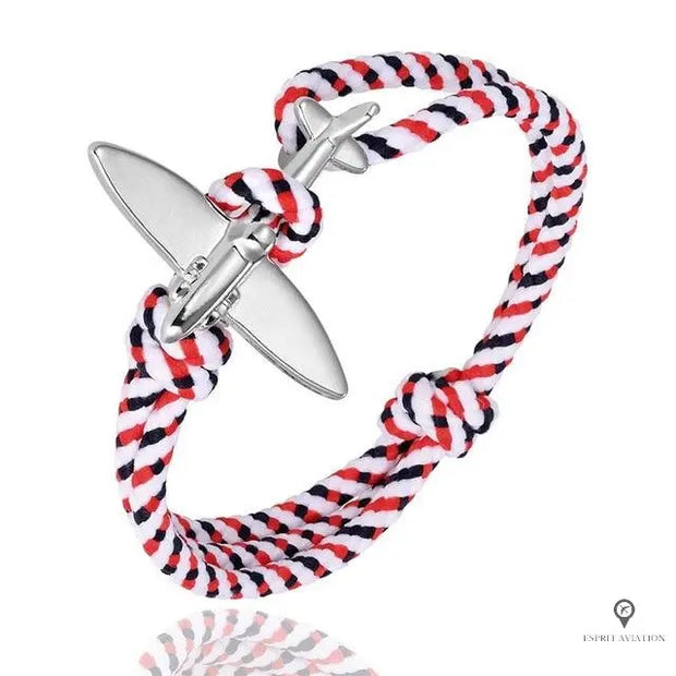 Bracelet Avion Corde France Esprit-Aviation
