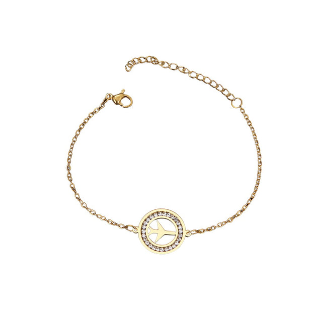Bracelet Avion Femme Classique | Esprit-Aviation
