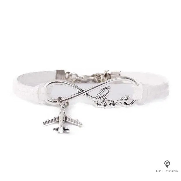 Bracelet Cuir Avion Esprit-Aviation