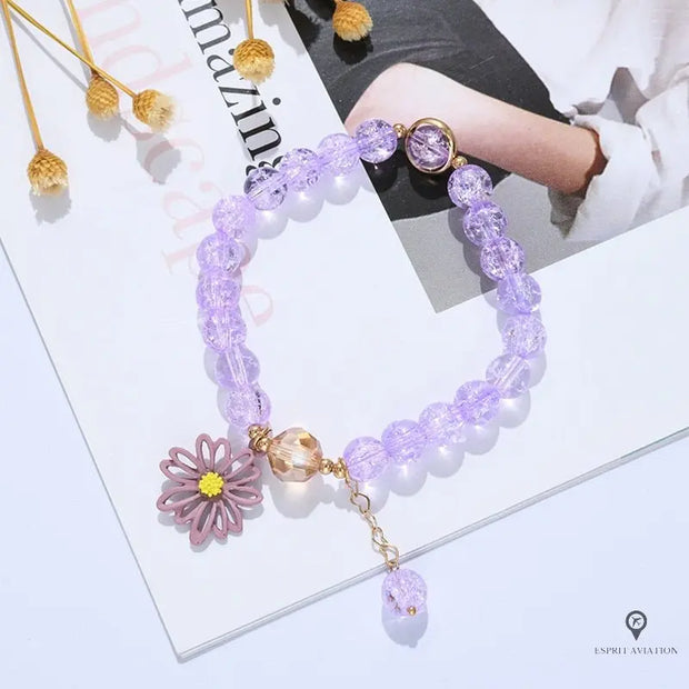 Bracelet Marguerite ajustable | Esprit-Aviation