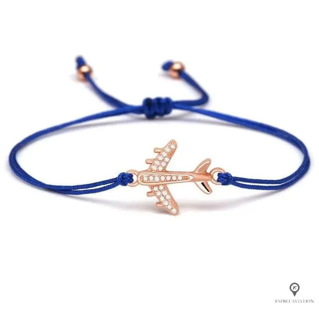 Bracelet Pilote Bleu Foncé Esprit-Aviation