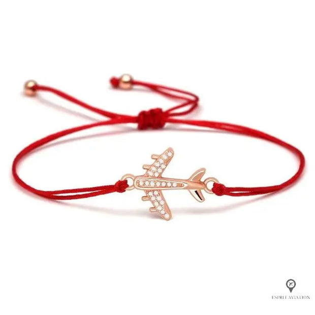 Bracelet Pilote Rouge Esprit-Aviation