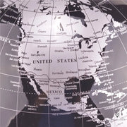 Carte du monde lumineuse à LED Esprit-Aviation