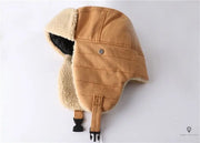 Chapka Aviateur Beige | Esprit-Aviation