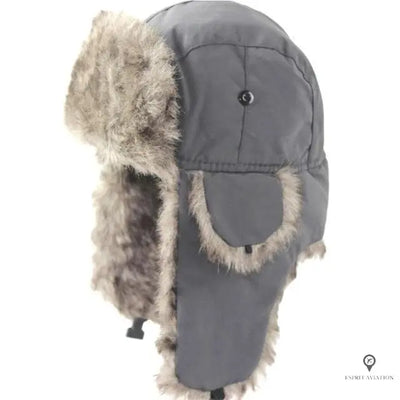 Chapka Aviateur<br/> Grise | Esprit-Aviation