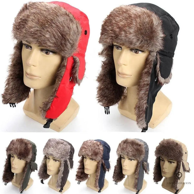 Chapka Aviateur<br/> Grise | Esprit-Aviation
