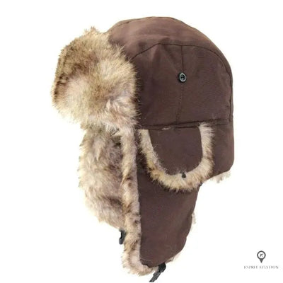 Chapka Aviateur<br/> Marron | Esprit-Aviation