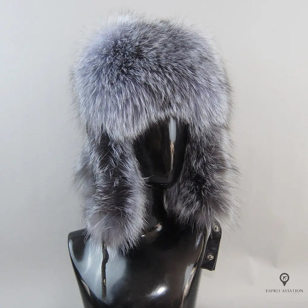Chapka en cuir de mouton véritable | Esprit-Aviation