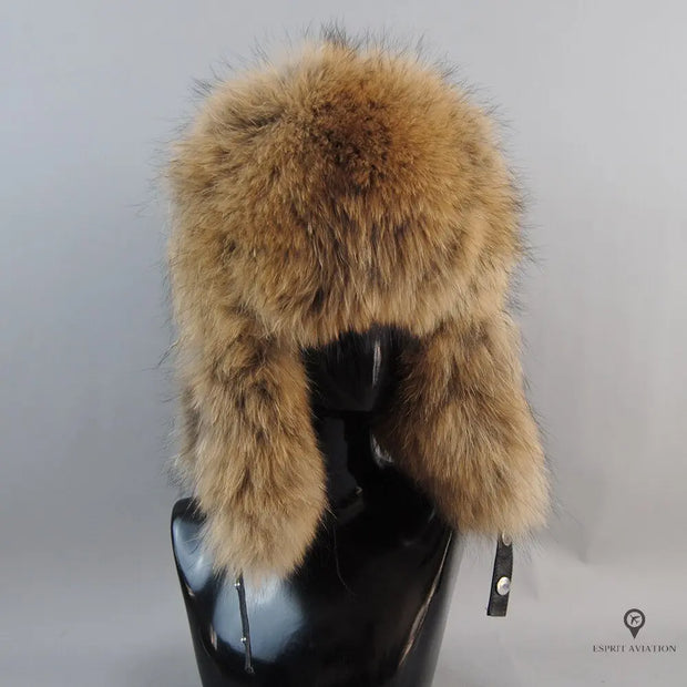 Chapka en cuir de mouton véritable | Esprit-Aviation