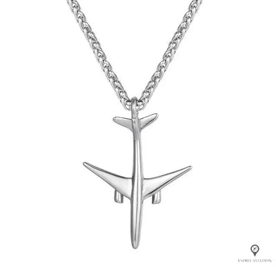 Collier Avion Bi-réacteur | Esprit-Aviation