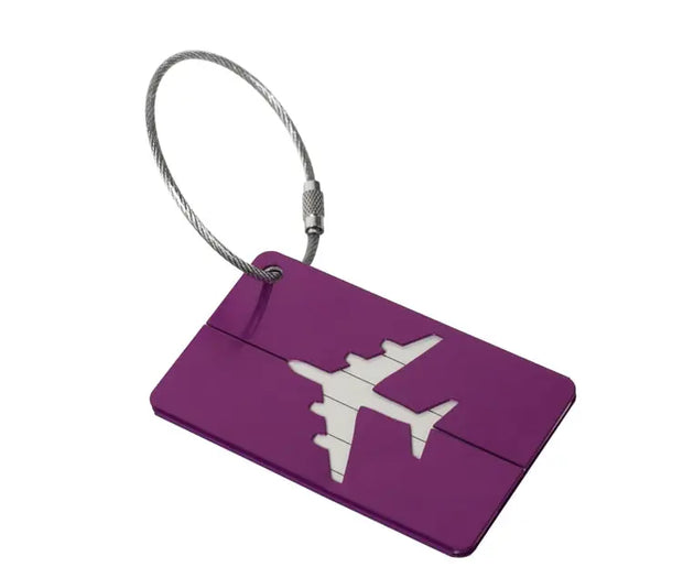 Etiquette de Valise en Métal | Esprit-Aviation