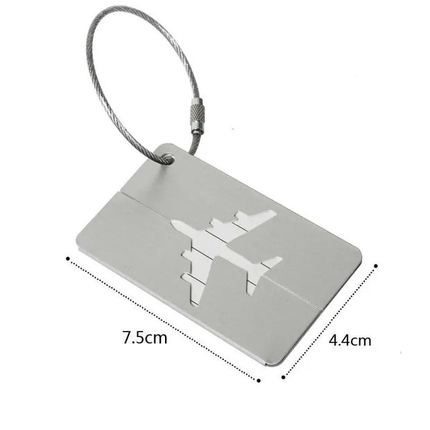 Etiquette de Valise en Métal | Esprit-Aviation