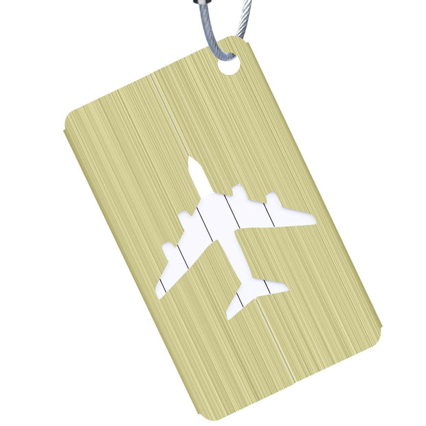 Etiquette de Valise en Métal | Esprit-Aviation
