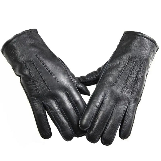 Gants Cuir Homme Hiver Bleu Nuit  Esprit-Aviation – Esprit-Aviation