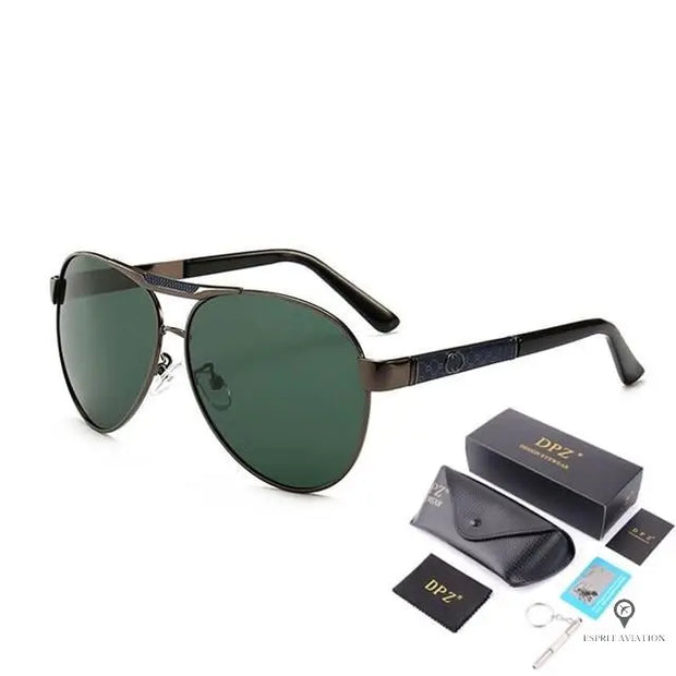 Lunette Aviateur Homme Soleil Style Pilote | Esprit-Aviation