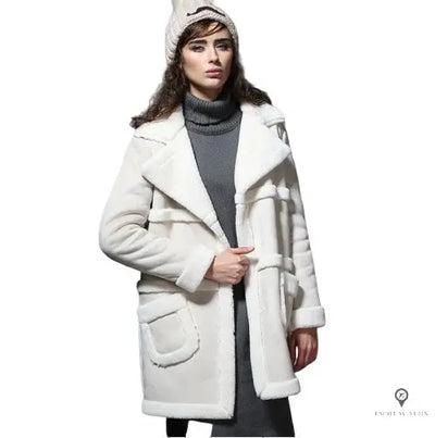 Manteau Aviateur Femme Blanc | Esprit-Aviation