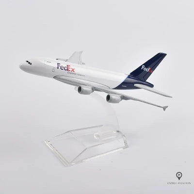 Maquette Avion Airbus A380 - Fed Ex | Esprit-Aviation