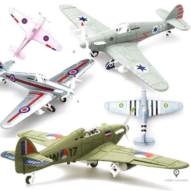 Maquette Chasseur Hurricane Militaire Vert | Esprit-Aviation