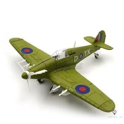 Maquette Chasseur Hurricane Militaire Vert | Esprit-Aviation