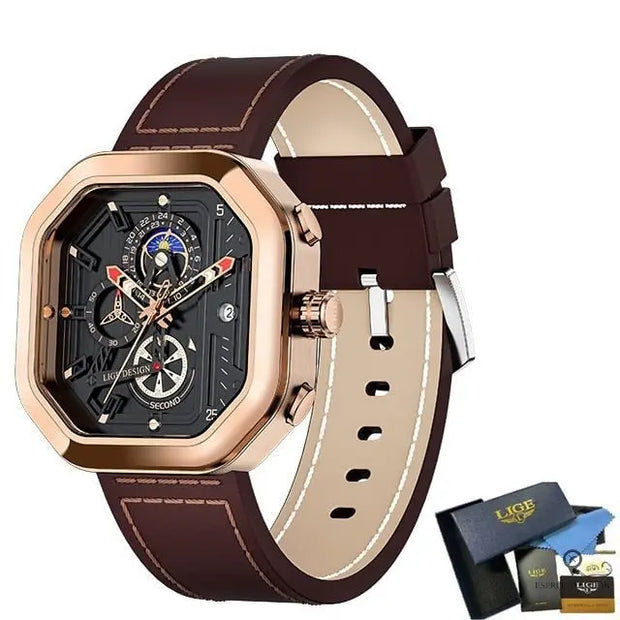 Montre Aviateur Buckle Lige Esprit-Aviation