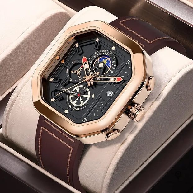 Montre Aviateur Buckle Lige Esprit-Aviation