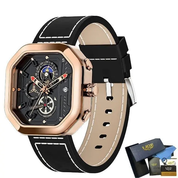 Montre Aviateur Buckle Lige Esprit-Aviation